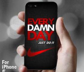AJ 069 Evey Damn Day Black - iPhone 5 Case