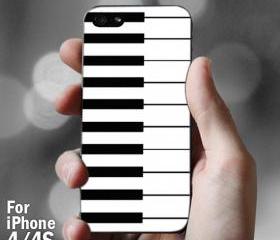 AJ 092 Piano nots pattern - iPhone 4/4s Case